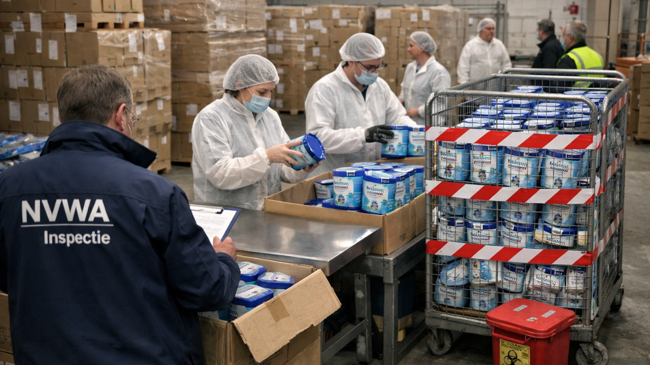 Danone, Hollanda’da Bebek ve Çocuk Mamalarını Geri Çağırıyor