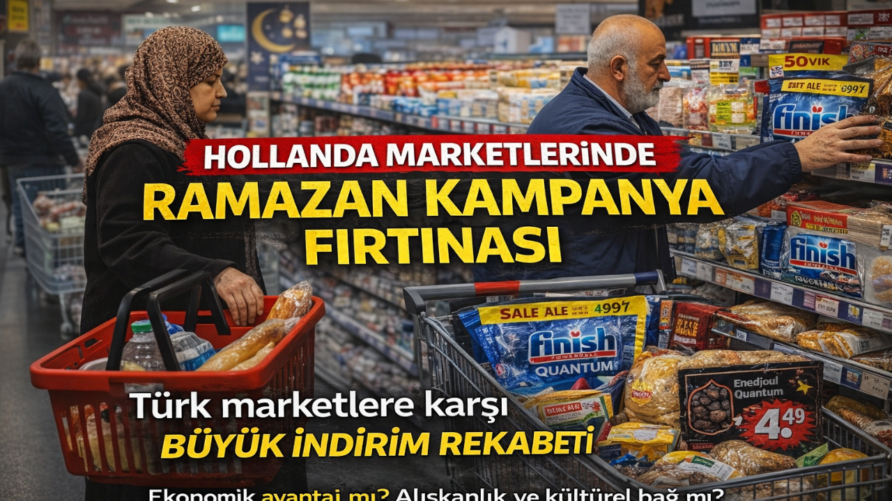Hollanda Marketlerinde Ramazan Kampanya Fırtınası