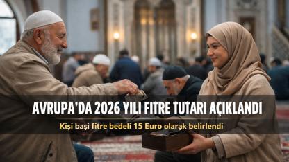 Hollanda ve Almanya’da 2026 Fitre Tutarı Açıklandı