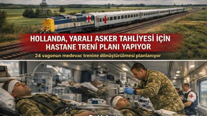 Hollanda, yaralı asker tahliyesi için hastane treni planı yapıyor