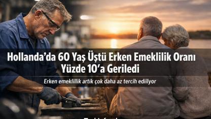 Hollanda’da 60 Yaş Üstü Erken Emeklilik Oranı Yüzde 10’a Geriledi