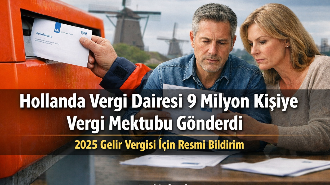 Hollanda’da 9 Milyon Kişiye Vergi Bildirimi: 2025 Süreci Başladı