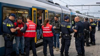 Hollanda’da Arnhem–Winterswijk Hattında Tren Denetimi