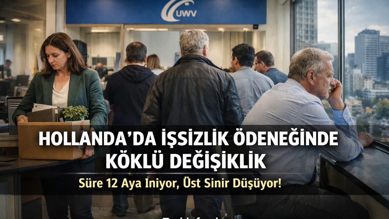 Hollanda’da İşsizlik Ödeneği 12 Aya Düşüyor