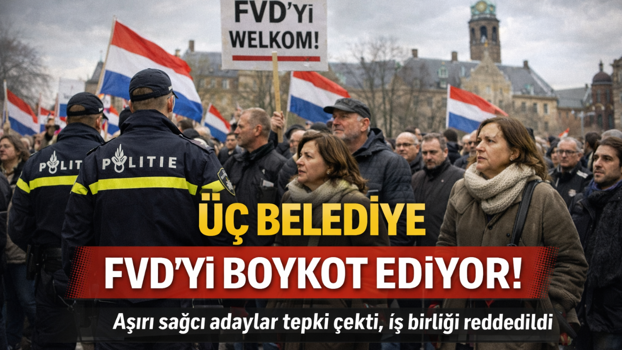 Hollanda'da Siyasi Kriz: Üç Belediye Aşırı Sağ FVD’yi Boykot Ediyor!