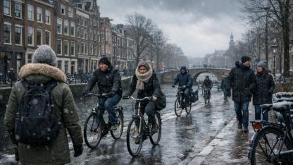 Hollanda’da Soğuk Hava Dalgası: Kar ve Don Uyarısı