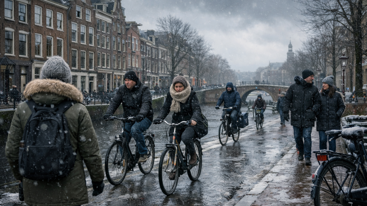 Hollanda’da Soğuk Hava Dalgası: Kar ve Don Uyarısı