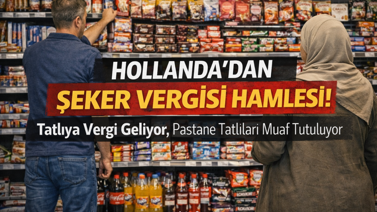 Hollanda’dan Şeker Vergisi Hamlesi: Tatlıya Ekstra Vergi Geliyor!