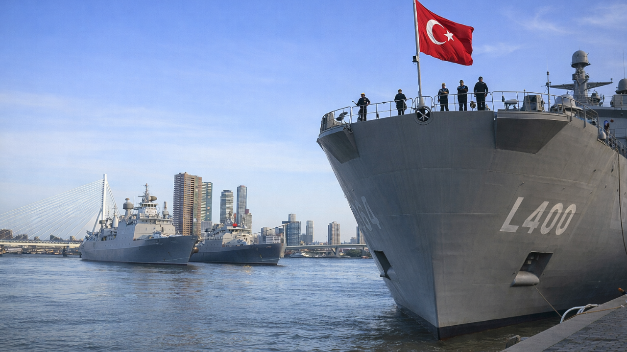 Rotterdam Hiç Bu Kadar Güzel Olmamıştı: Türk Savaş Gemileri Rotterdam Limanı’nda