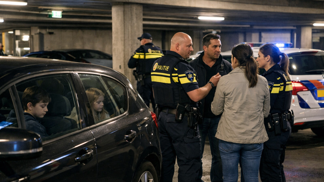 Rotterdam’da Otomobilde Yalnız Bırakılan Çocuklara Polis Müdahalesi