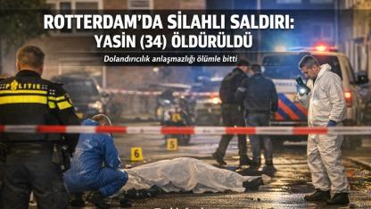 Rotterdam’da Silahlı Saldırı: 34 Yaşındaki Yasin Hayatını Kaybetti