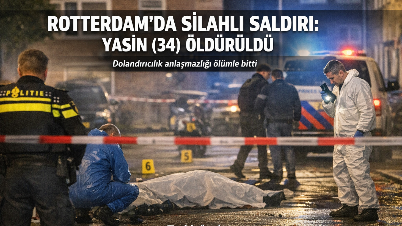 Rotterdam’da Silahlı Saldırı: 34 Yaşındaki Yasin Hayatını Kaybetti