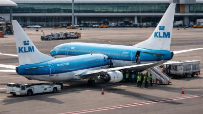 Schiphol Havalimanı’nda İki KLM Uçağı Çarpıştı