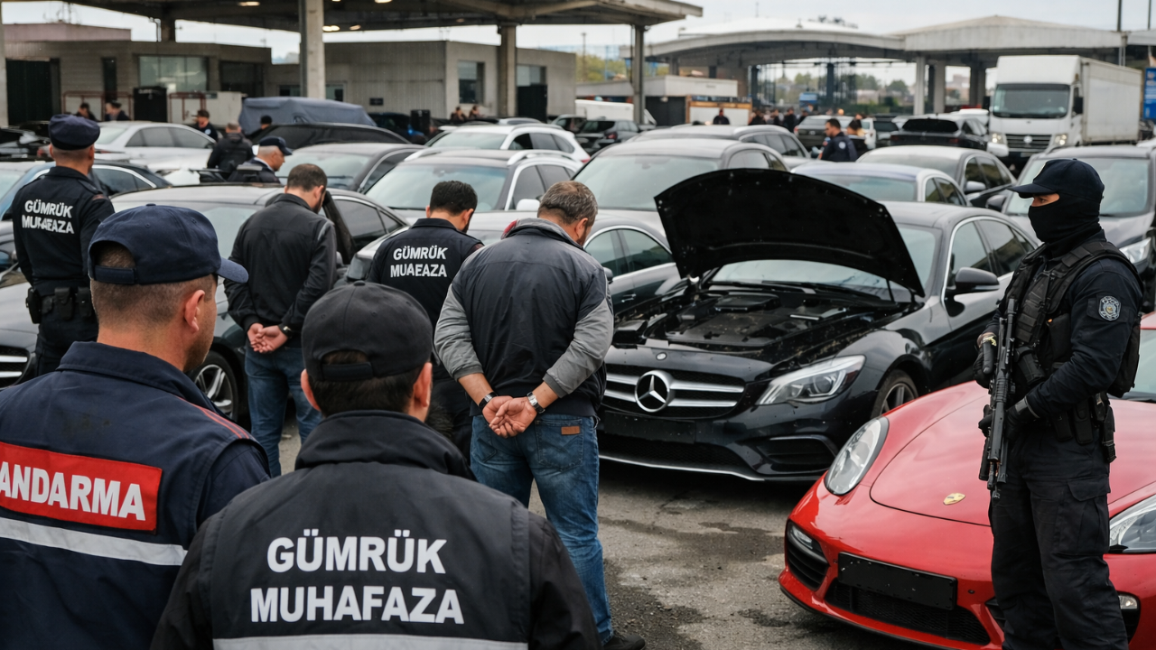 Türkiye Gümrüklerinde Sahte Emeklilik Skandalı: 65 Lüks Araca El Konuldu