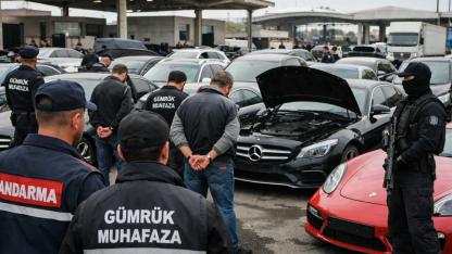 Türkiye Gümrüklerinde Sahte Emeklilik Skandalı: 65 Lüks Araca El Konuldu