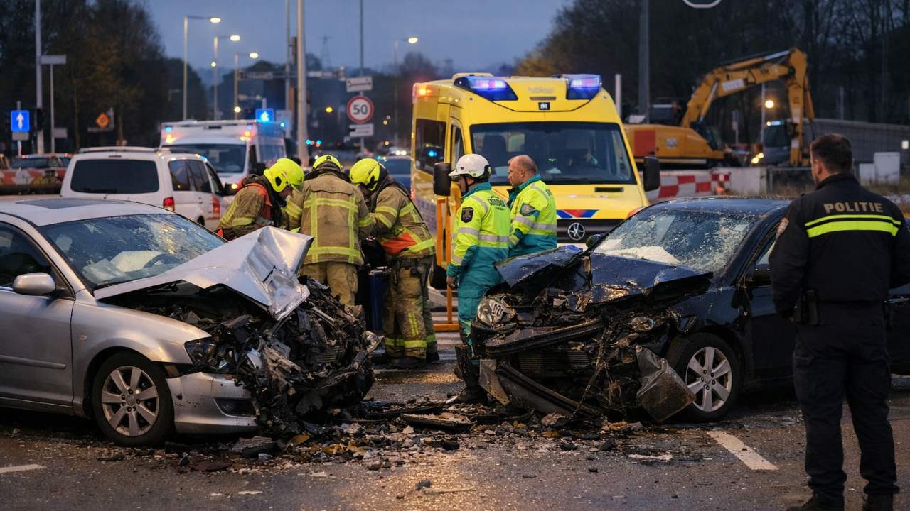 Zaandam’da Korkunç Trafik Kazası: Üçü Çocuk 8 Yaralı