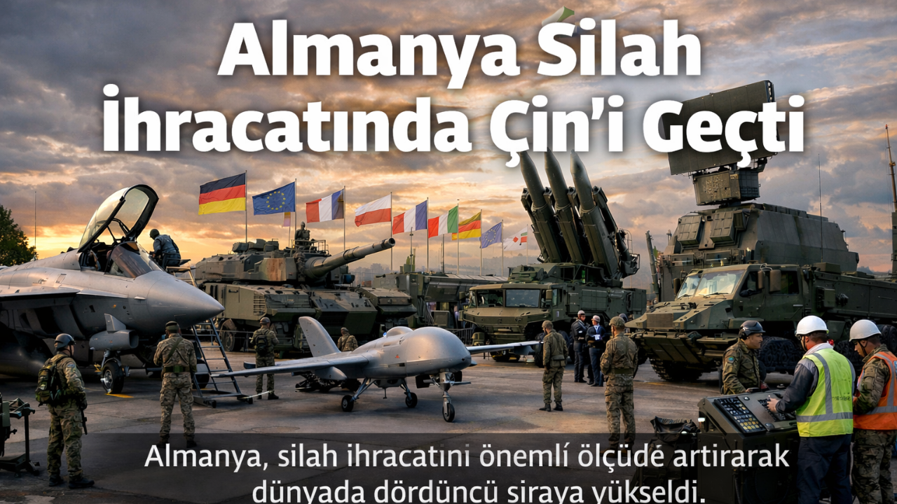 Almanya Artık Dünyanın Dördüncü Büyük Silah İhracatçısı: Çin’i Geride Bıraktı