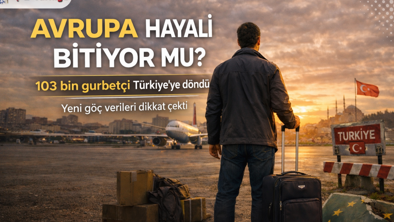 Avrupa Hayali Bitiyor mu? 103 Bin Gurbetçi Türkiye’ye Döndü