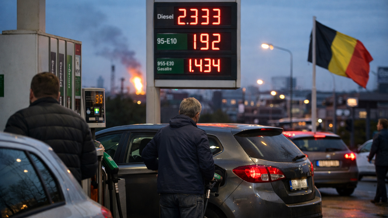 Belçika’da Dizel Fiyatları Rekor Seviyeye Yükseliyor