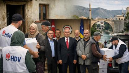 Bosna Hersek’te Ramazan Seferberliği: Hollanda Diyanet Vakfı Sahada