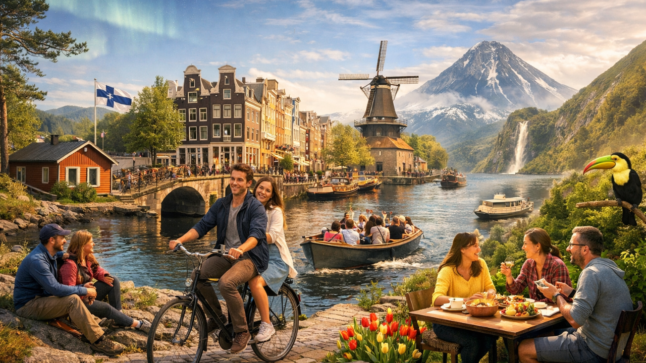 Dünyanın En Mutlu 10 Ülkesi Açıklandı: Hollanda da Listede!