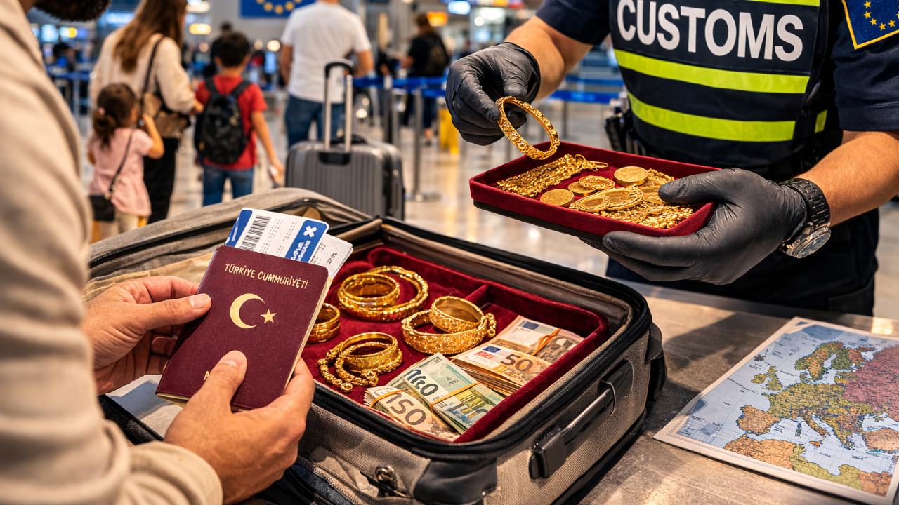 Gurbetçilere Altın Uyarısı: Avrupa’ya Dönüşte Gümrük Limiti