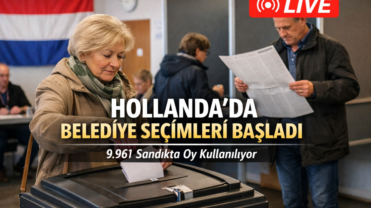 Hollanda 2026 Yerel Seçimleri: Ülke genelinde oy verme işlemi başladı - Canlı