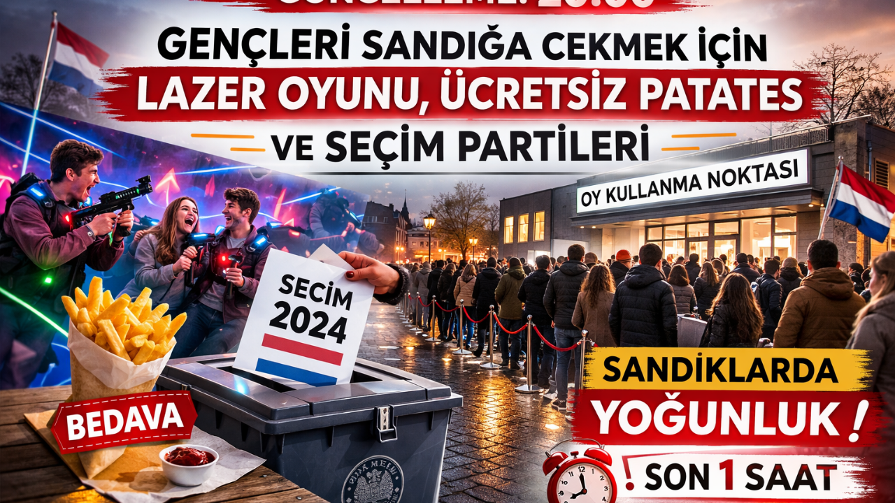 Gençleri Sandığa Çekmek İçin Farklı Yöntemler: Lazer Oyunu, Ücretsiz Patates ve Seçim Partileri