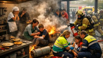 Hollanda Oosterhout’ta Okulda Gaz Tüpü Kazası: Yaralılar Var