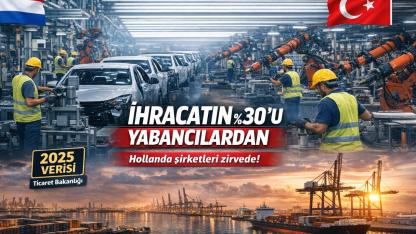 Hollanda Türkiye İhracatında Kritik Rol Üstleniyor: Yabancı Yatırımlar %30’a Ulaştı