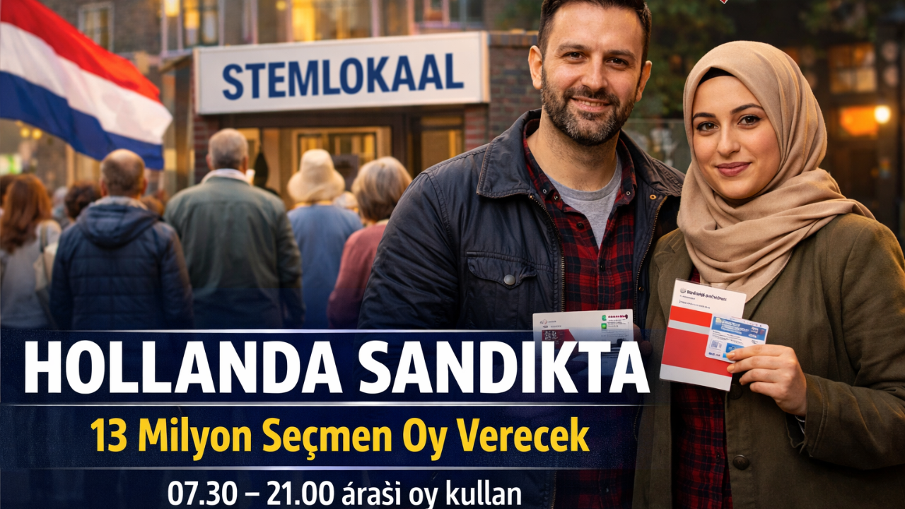 Hollanda Yarın Sandık Başında: 13 Milyon Seçmen Oy Verecek