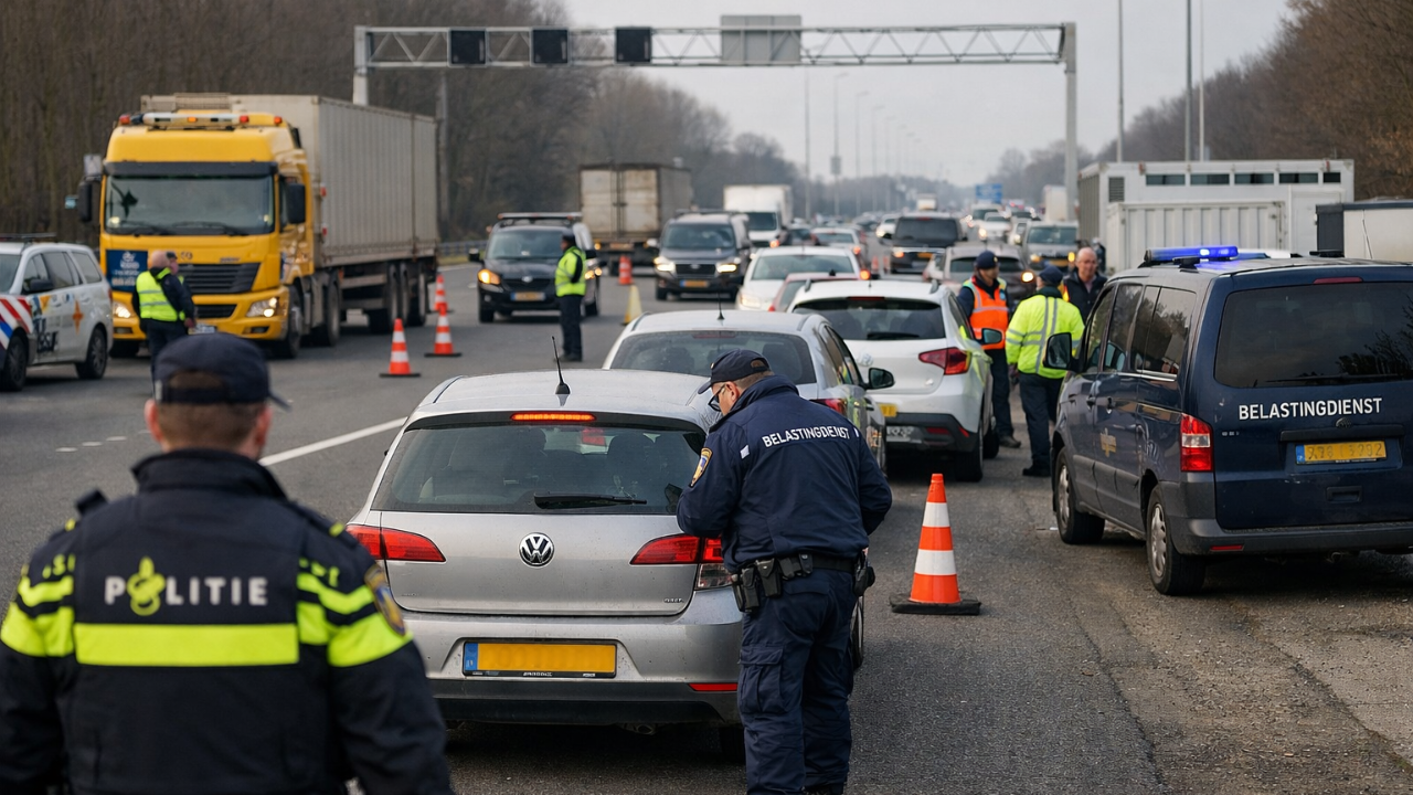 Hollanda’da A1 Otoyolunda Dev Trafik Denetimi: 850 Ceza Kesildi