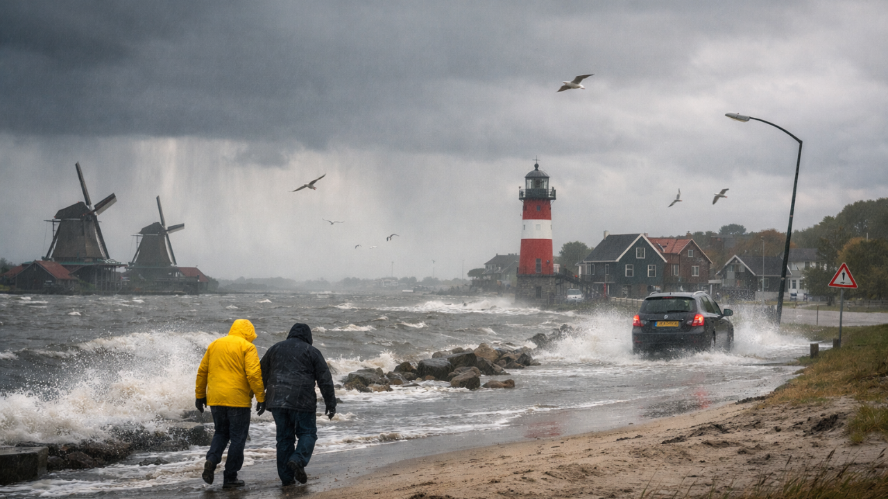 Hollanda’da Hava Değişiyor: Sıcak Günlerin Ardından Fırtına ve Yağmur Geliyor
