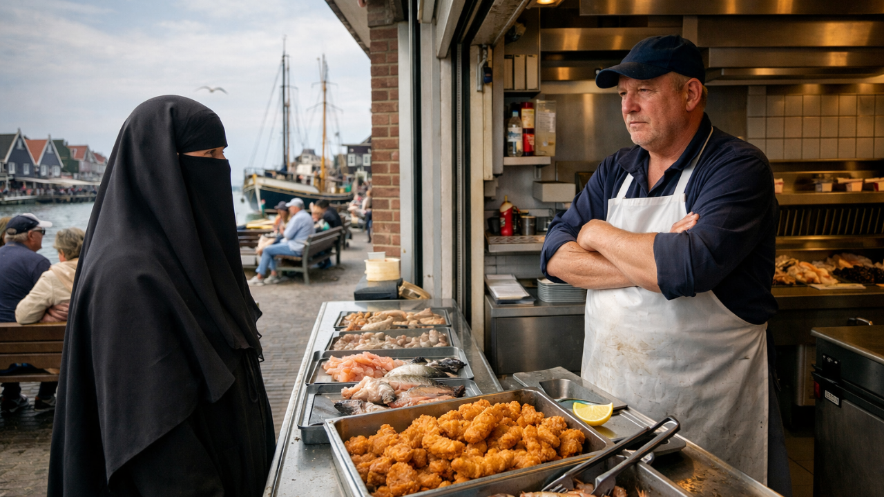 Hollanda’da Peçesi Nedeniyle Balık Alamayan Kadın: Mahkeme Ayrımcılık Kararı Verdi
