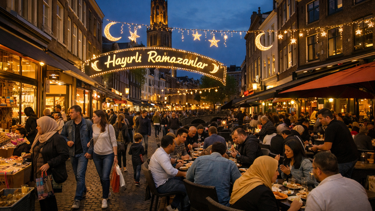 Hollanda’da Ramazan Kalıcılaştı: Ekonomi Büyüyor, Marketler ve Restoranlar Yarışta
