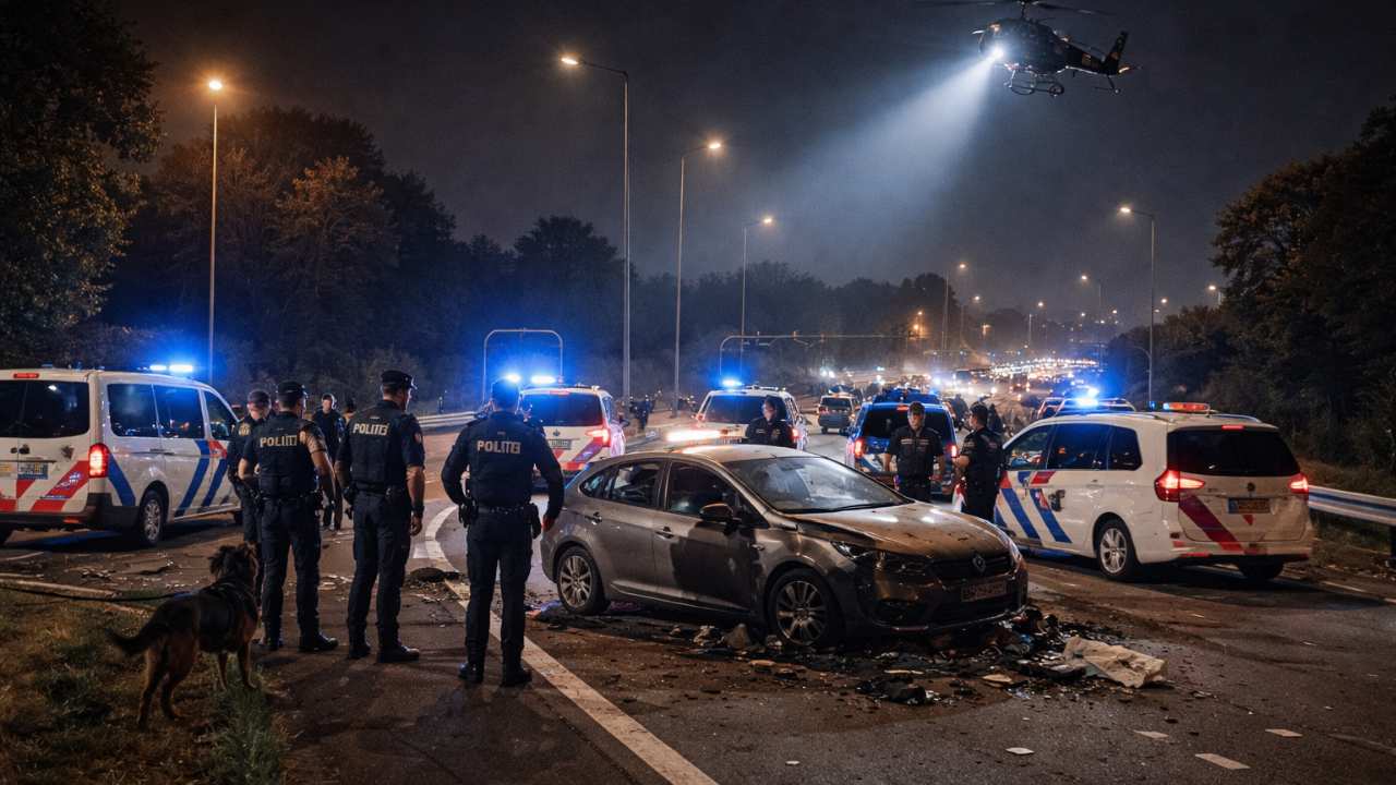 Hollanda’da Sahte Polis Operasyonu: Kovalamaca, Kazalar ve Yakalanan Şüpheliler!