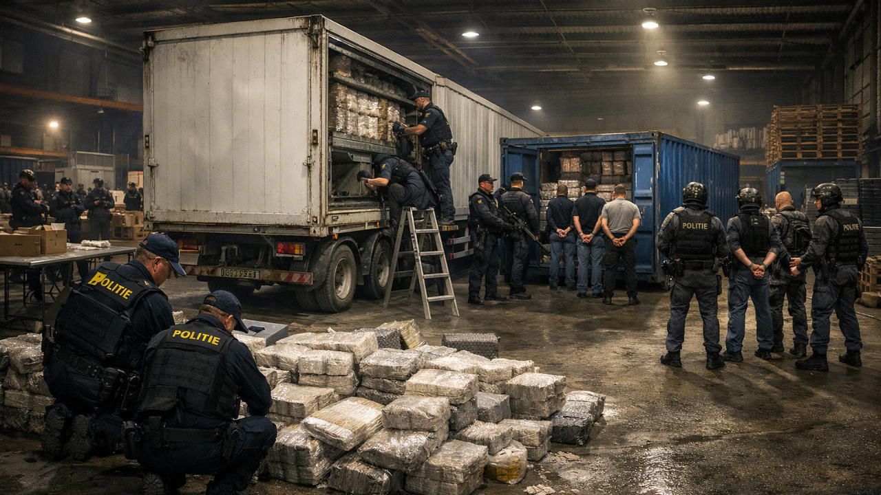 Hollanda’da Şok Operasyon: 3 Tondan Fazla Kokain Ele Geçirildi!