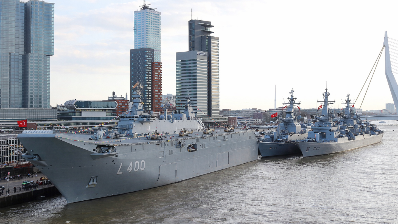 Hollanda’da Türk Savaş Gemilerine Büyük İlgi: Rotterdam’dan Ayrıldılar