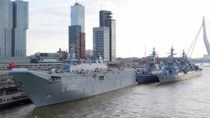 Hollanda’da Türk Savaş Gemilerine Büyük İlgi: Rotterdam’dan Ayrıldılar