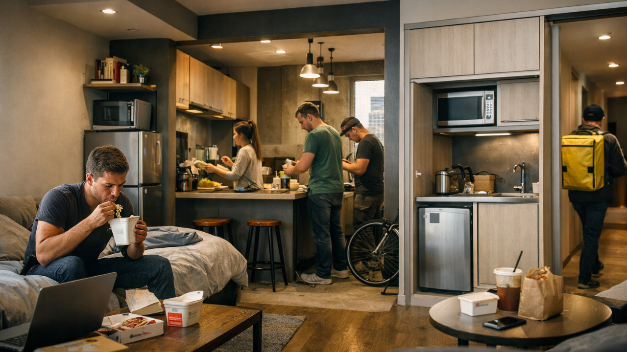 Hollanda’da Yeni Konut Trendi: Mutfaksız Daireler Yayılıyor, Gençler Artık Daha Az Yemek Pişiriyor