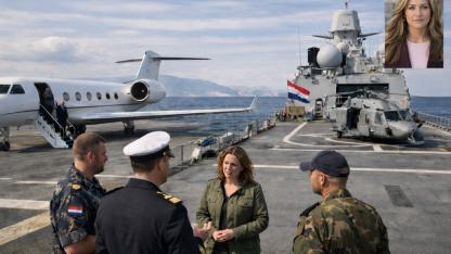 Hollanda’da Yeşilgöz’ün Özel Jet İle Donanma Ziyareti Tartışma Yarattı