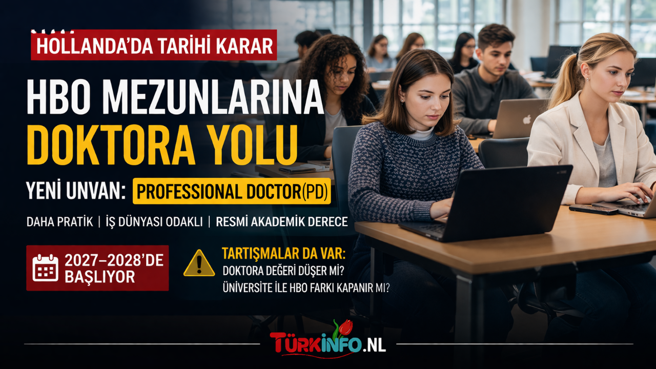Hollanda’dan Tarihi Karar: HBO Mezunlarına Doktora Yolu Açılıyor