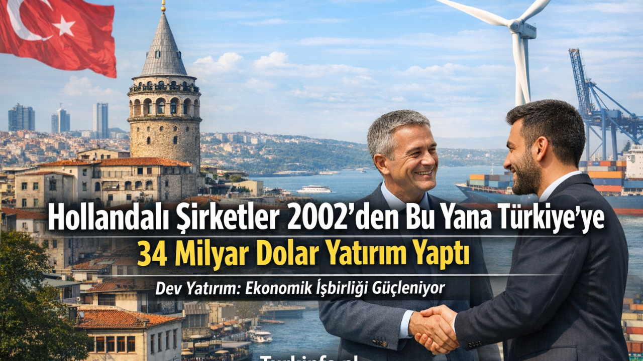 Hollanda’dan Türkiye’ye 34 Milyar Dolarlık Dev Yatırım