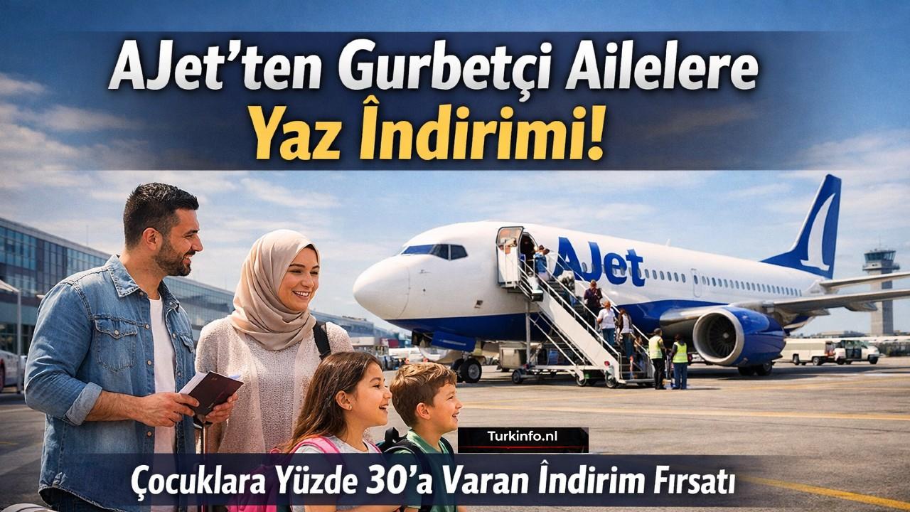 Hollanda’dan Türkiye’ye Uçuşlarda Çocuklara Yüzde 30’a Varan Yaz İndirimi