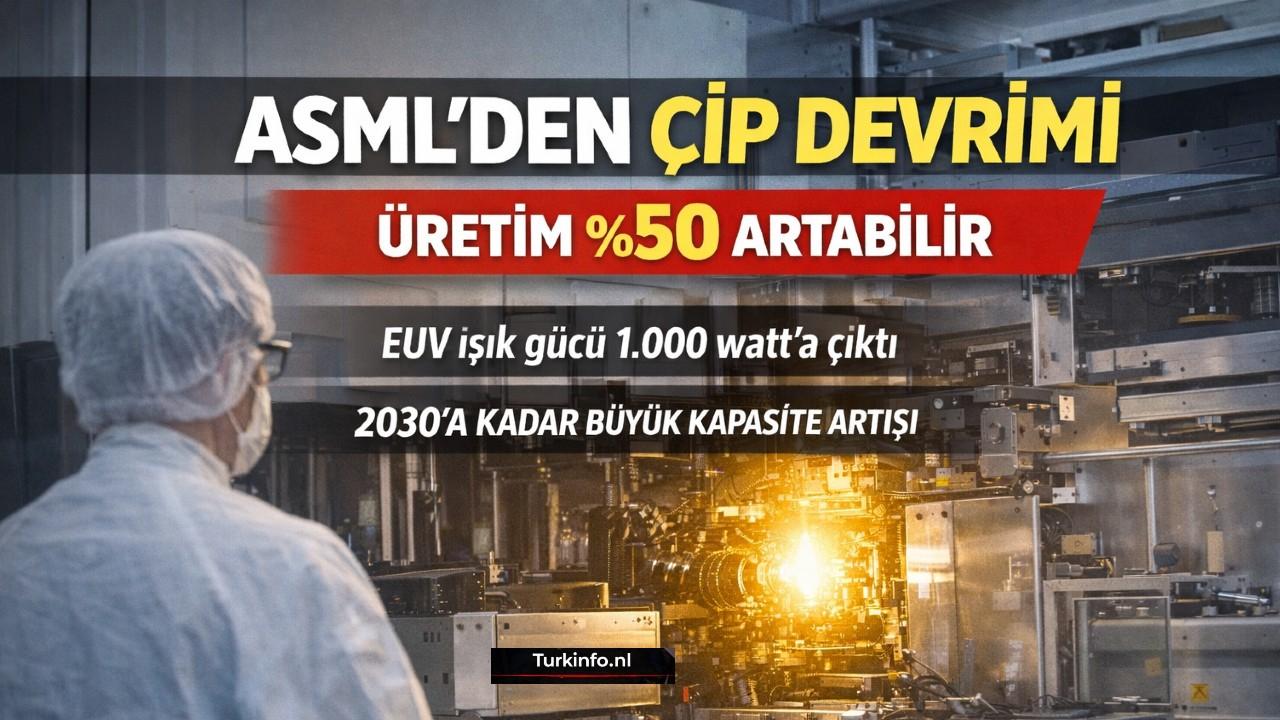 Hollandalı ASML EUV Teknolojisinde Çığır Açtı: Çip Üretimi %50 Artacak