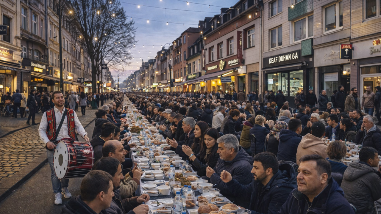 Köln Keupstraße İftarı Binlerce Kişiyi Buluşturdu