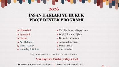 YTB İnsan Hakları Proje Destek Programı Başladı