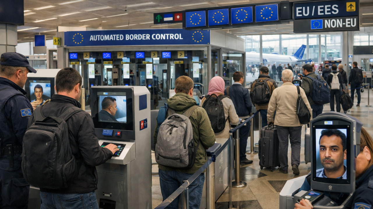 AB Sınırlarında Dijital Giriş-Çıkış Sistemi Başlıyor