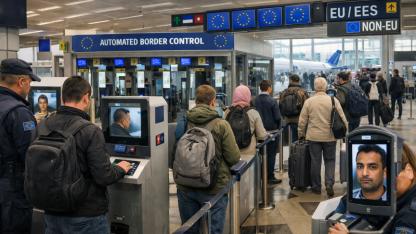 AB Sınırlarında Dijital Giriş-Çıkış Sistemi Başlıyor