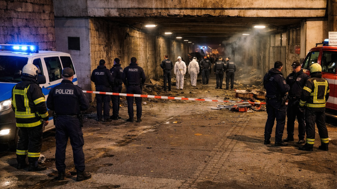 Almanya’da Yaya Tünelinde Patlama: 1 Ölü, Çok Sayıda Yaralı